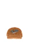 Attico Embroidered-logo Baseball Cap In Brown