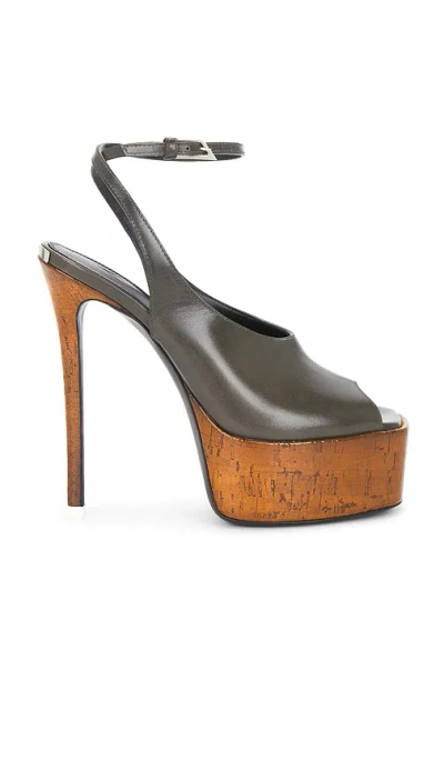 Attico Ornella 140 Sandal In Black