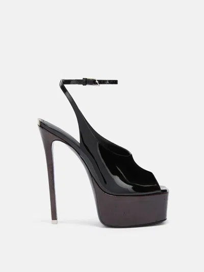 Attico ''ornella'' Black And Brown Sandal