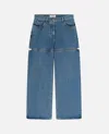 Attico Oversize Denim In Blue