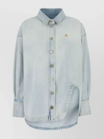 ATTICO OVERSIZE DENIM SHIRT LONG SLEEVES