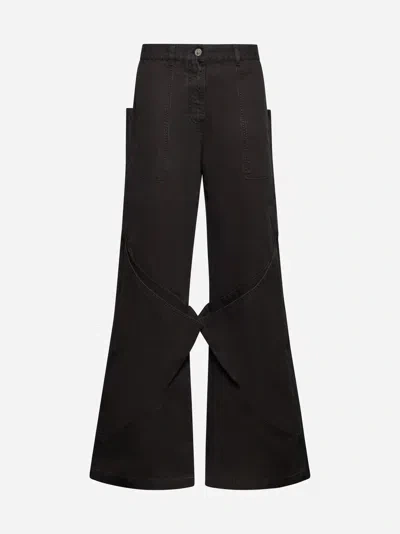 ATTICO OVERSIZED DENIM PANTS