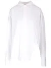 Attico Diana Parachute Canvas Overshirt In White