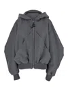 Attico Bomber In Grey