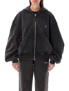 Attico Sweatshirt The  Woman Color Black In Black_faded
