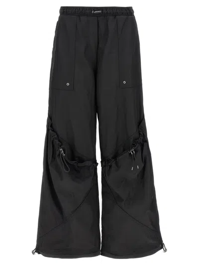 Attico Oversized Pants In Black