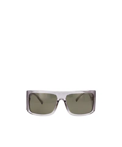 Attico Oversized Square Sunglasses In Silver