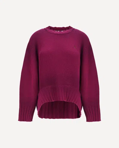 Attico Oversized Sweater In Pink