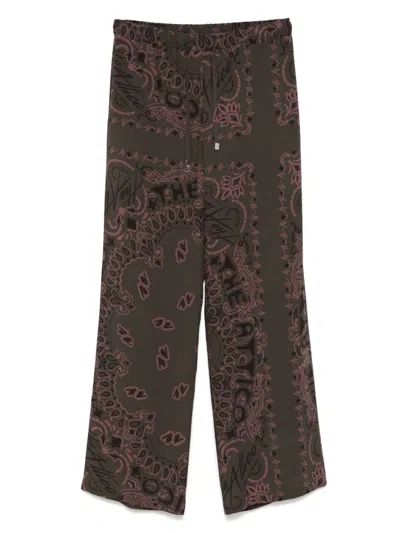 ATTICO PAISLEY-PRINT TROUSERS
