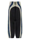 Attico Color Block Panel Joggers With Elastic In Multi