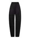 Attico Wide-leg Tailored Pants In Black