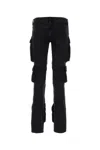 Attico Mid-rise Straight-leg Jeans In 100