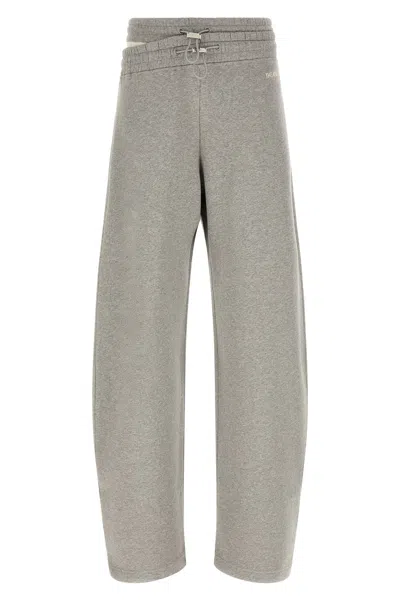 Attico Pantalone Doppia Vita Asimmetrica In Gray