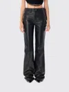 Attico The  Leather Pant In Black