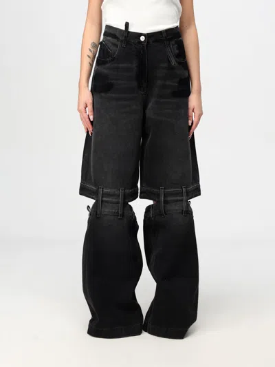 ATTICO JEANS THE ATTICO WOMAN COLOR BLACK,F95877002