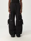 Attico Pants The  Woman Color Brown In Black