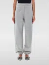 Attico Penny Logo-appliqué Cotton Track Pants In Grau