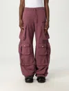 Attico Pants The  Woman Color Violet In Red