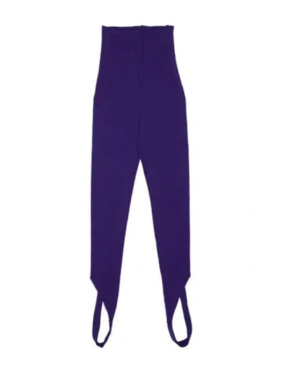 Pre-owned Attico Pants W/ Tags In Purple