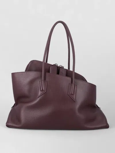 Attico Passegiata Medium Rectangular Shoulder Tote Bag In Purple