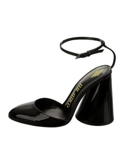 Pre-owned Attico Patent Leather Pumps In Black