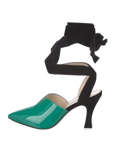 Pre-owned Attico Patent Leather Pumps In Multi