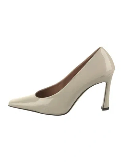 Pre-owned Attico Patent Leather Pumps In Neutral