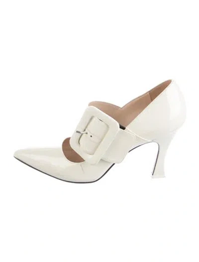 Pre-owned Attico Patent Leather Pumps In Neutral