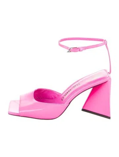 Pre-owned Attico Patent Leather Pumps In Pink
