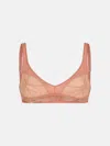 Attico Peach Bra In Peach
