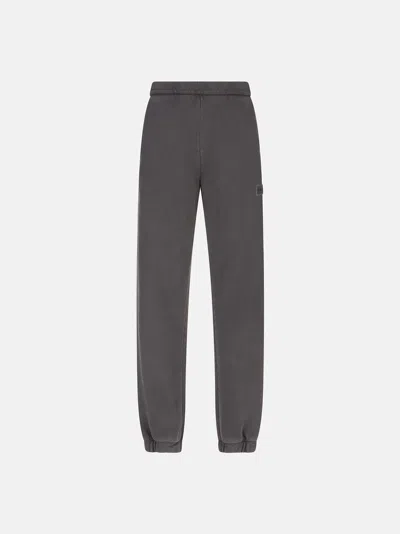Attico ''penny'' Faded Black Long Pants In Black Fade