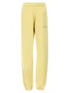 Attico Joggers With Elastic Waistband And Cuffs In Yellow