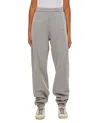 Attico Fleeced Cotton Penny Sweatpants With Cuffs