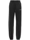 Attico Track Pants Washed Black In Black