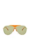 Attico Pilot-frame Sunglasses In Multi