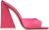 Attico Pink Devon Mules In 026 Pink