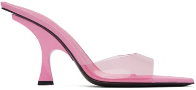 Attico Pink Ester Heels In 625 Light Rose