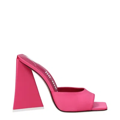 Attico Pink Fabric Sandal