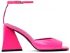 Attico Pink Piper Heeled Sandals In Pink