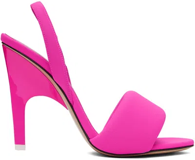 Attico Pink Rem Heeled Sandals In 008 Fuchsia