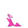 Attico Pink Satin Sandal