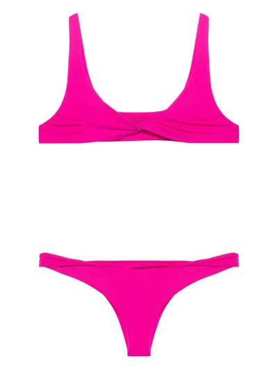 ATTICO PINK TWISTED BIKINI