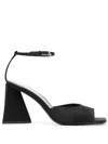 Attico Piper 85mm Sandal In Black