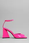 Attico Pink Piper Heeled Sandals In Pink