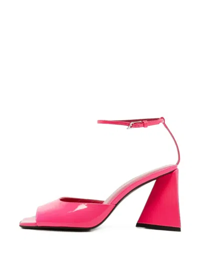 Pre-owned Attico Piper Sandals In Pink