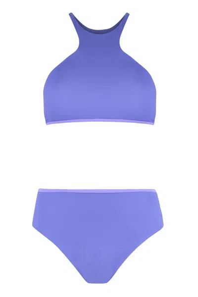 Attico Plain Color Bikini In Purple
