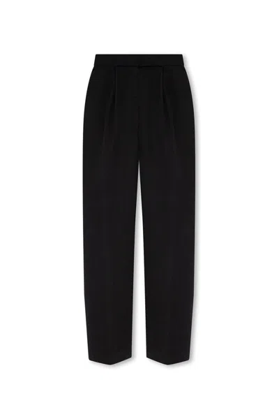 Attico The  Pleated Tailored Pants In Black