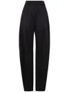 Attico Wide-leg Tailored Pants In Black