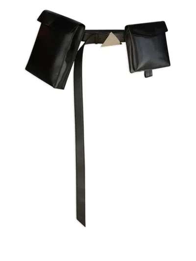 Attico Pocketed Belt In Black