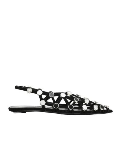 ATTICO POINTED BALLET SHOES